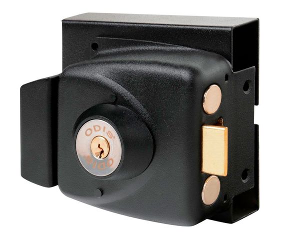 Cerradura sobreponer puertas de 30 mm 773 negro Odis-0