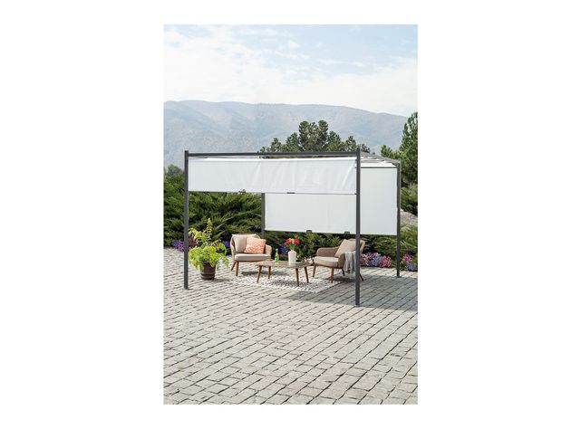Pérgola 3x3x2,3 m Albany crudo Outzen-1