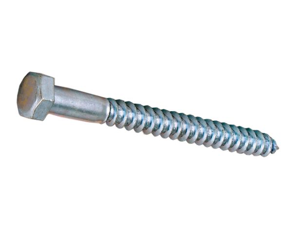 Tornillo tirafondo 3/8''x4'' zincado x15 unidades Imporper-0