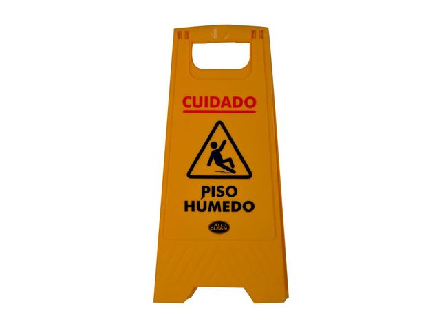 Señalética piso húmedo amarillo All clean-0