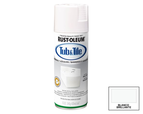 Pintura spray 340 gr Tub & tile Rust-Oleum-0