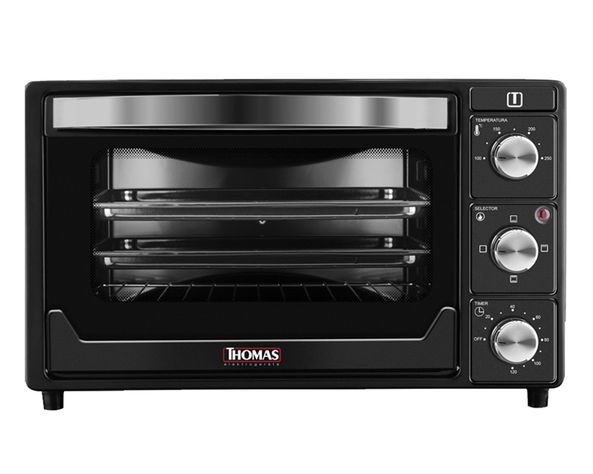 Horno eléctrico 25 litros TH-25N01 negro Thomas-0