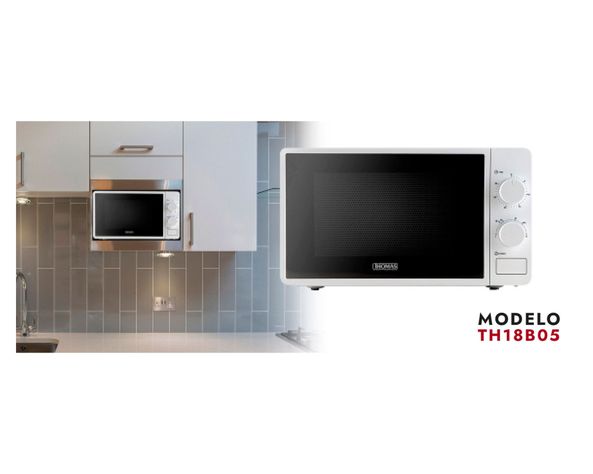 Microondas 18 litros TH-18B05 blanco Thomas-5
