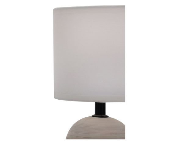 Lámpara sobremesa 1L E27 concreto beige Abitare-2