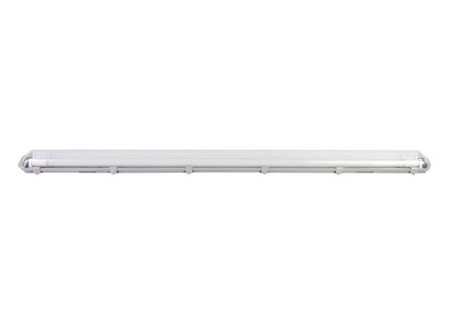Equipo estanco 2L LED 66cm blanco/gris Drl-2