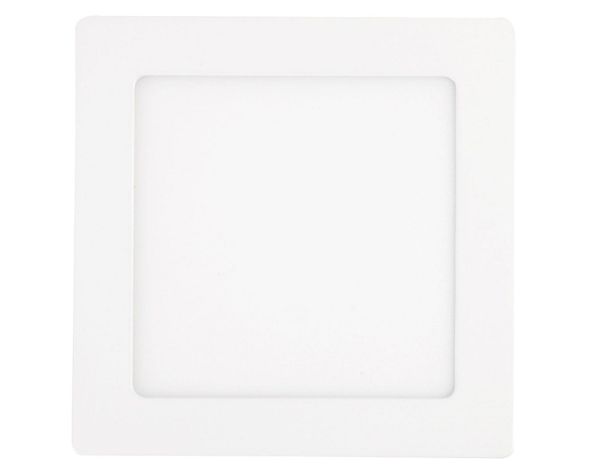 Panel LED sobrepuesto 12W luz fría cuadrado ByP-0