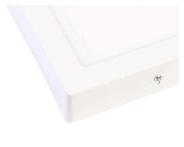 Panel LED sobrepuesto 12W luz fría cuadrado ByP-2