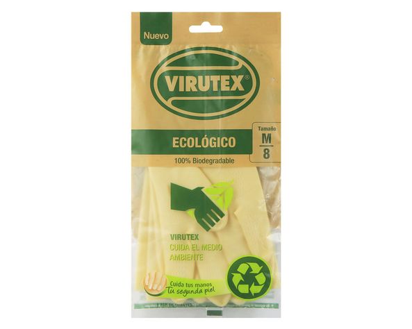 Guante talla M Ecológico marfil Virutex-0