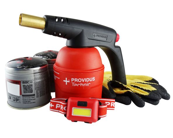 Soplete PG800 + cartucho gas 190 gr + guantes Providus.-0