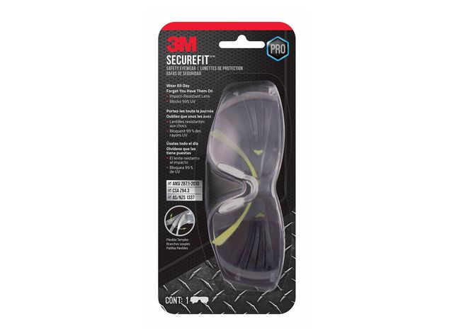 Lente de seguridad Securefit tranparente 3M-1