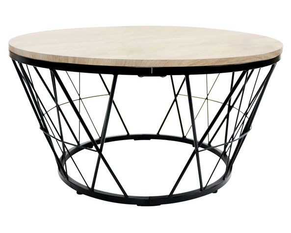 Mesa centro natural/negro M+Design-0