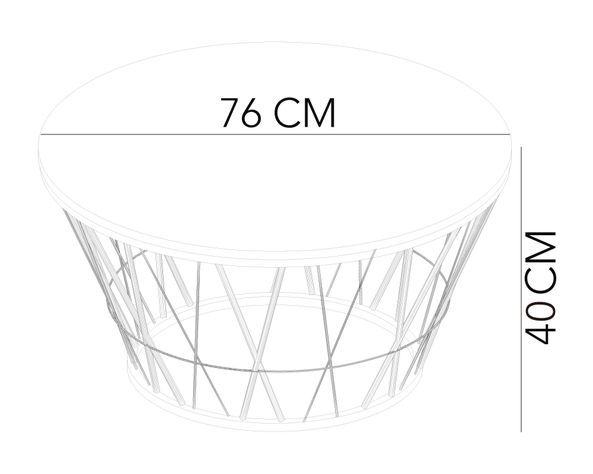 Mesa centro natural/negro M+Design-3