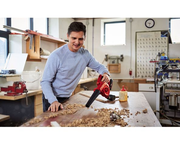 Soplador inalámbrico TE-CB 18/180 Li - Solo rojo Einhell-5