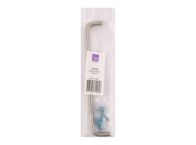 Manilla 6 mm lino níquel cepillado hbt-1