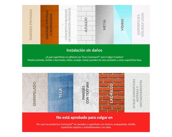 Gancho para toalla con tiras impermeables Grande Command-4