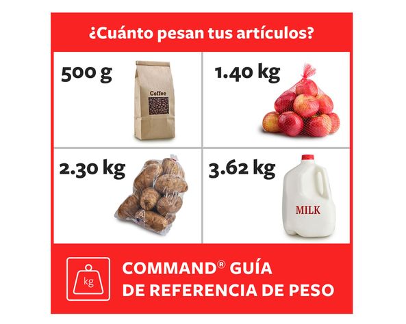 Gancho para toalla con tiras impermeables Grande Command-5