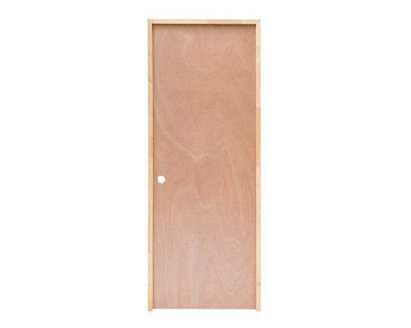 Puerta Interior Terciado 70x200 cm Igal Precolgada cm Igal izquierda con perforación.-1