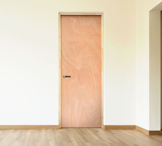 Puerta Interior Terciado 70x200 cm Igal Precolgada cm Igal izquierda con perforación.-0
