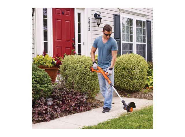 Orilladora inalámbrica 20V 10'' LST201 Black+Decker-3