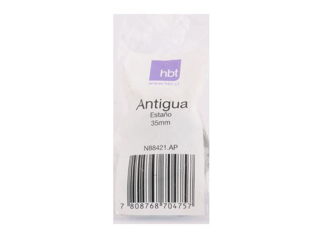 Perilla 35 mm antigua estaño hbt-1