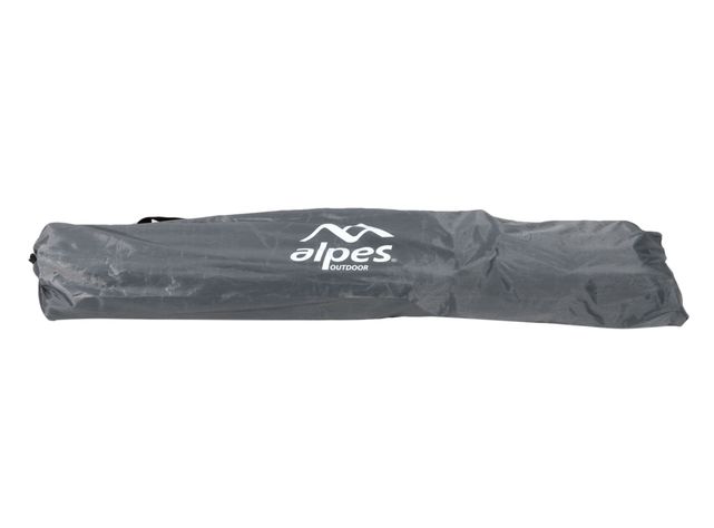 Silla camping apoyabrazos gris Alpes-2