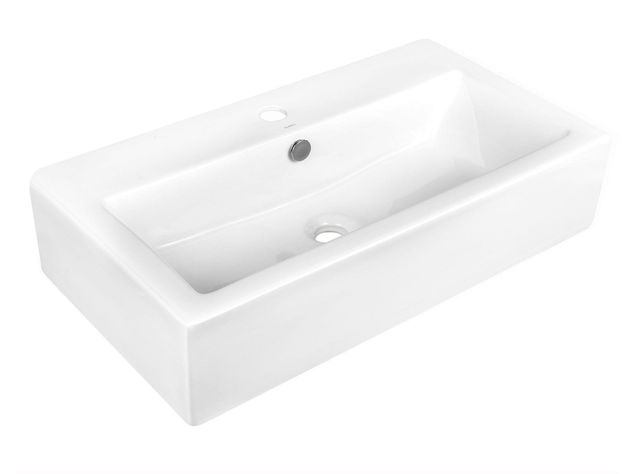 Lavamanos sobreponer 37,6x70 cm JI blanco Klipen-0