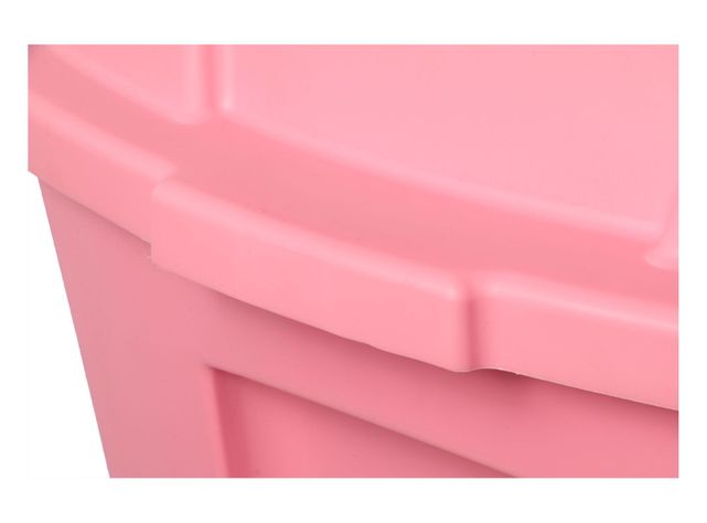 Baúl rosado polipropileno 140 lt-2