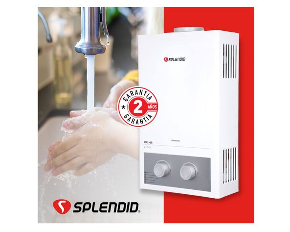 Calefont ionizado tiro natural 7 litros gas licuado MV SB 7 Splendid-3