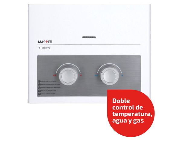 Calefont ionizado tiro natural 7 litros gas licuado MV SB 7 Splendid-2