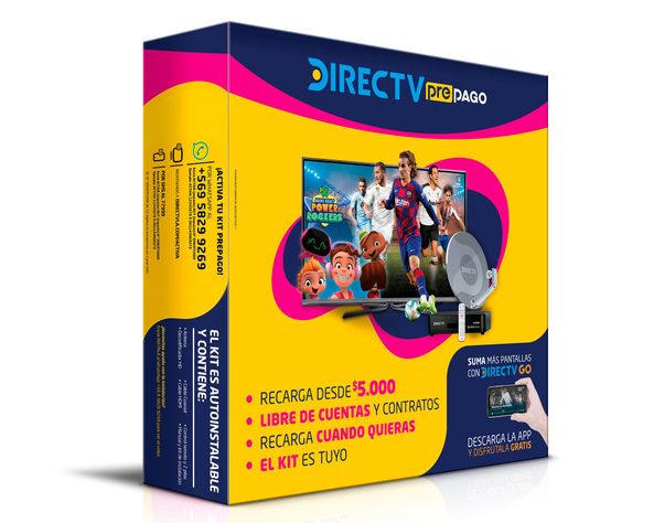 Kit HD prepago libre contrato DirecTV-0