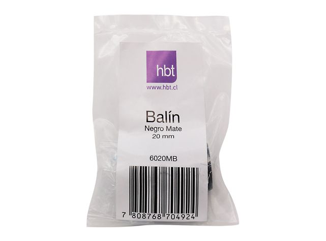 Perilla balín 550 negro mate hbt-1