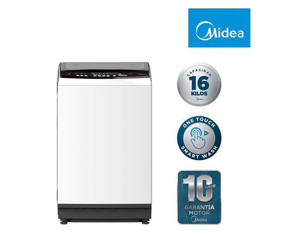 Lavadora carga superior 16 kg MLS-160BSC03T blanco Midea-1