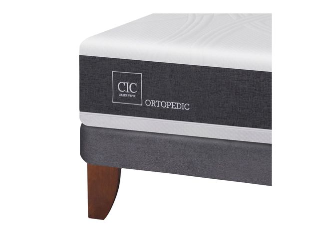 Cama europea 1.5 plazas Ortopedic + set Legno Cic-3
