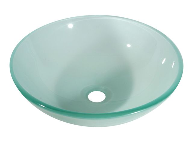 Lavamanos sobreponer 42 cm vidrio Vessanti-1
