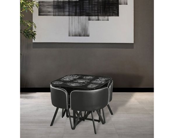 Comedor 4 sillas Coffe 2.0 M+ Design-4