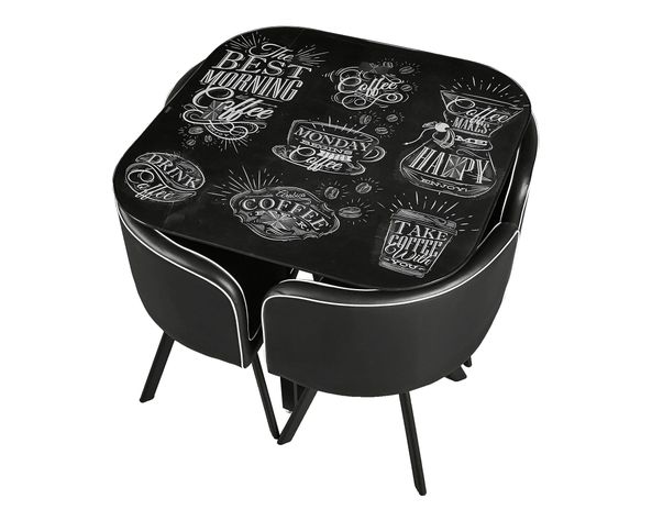 Comedor 4 sillas Coffe 2.0 M+ Design-1