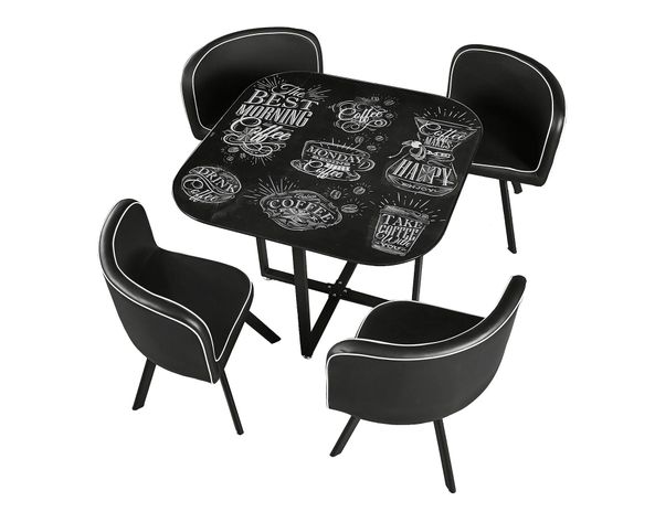 Comedor 4 sillas Coffe 2.0 M+ Design-2