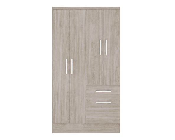 Clóset 4 puertas 1 cajón 1 zapatero crema M+Design-0