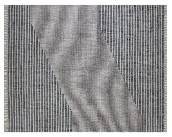 Alfombra 120x180 cm Líneas gris Cotidiana-0