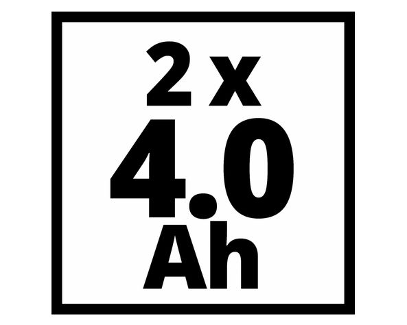 Batería 4.0 Ah 18V Power X-Change 2 unidades Einhell-2