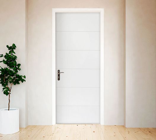 Puerta Interior Milano MDF Horizontal 75x200 cm Igal-0