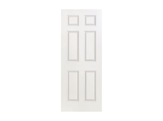 Puerta Interior Sinfonía 70x200 cm Blanca sin perforación Masonite-1
