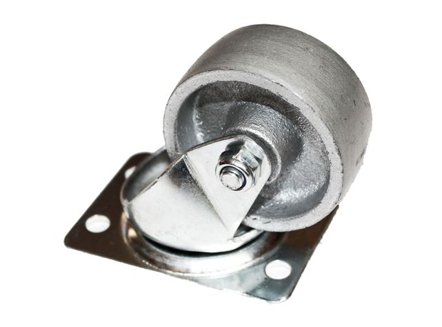 Rueda 50 mm placa gris Gevemac-2