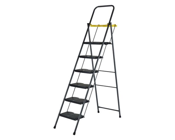 Escalera alto 121 cm con bandeja de trabajo 6 escalones Wrk Work-0