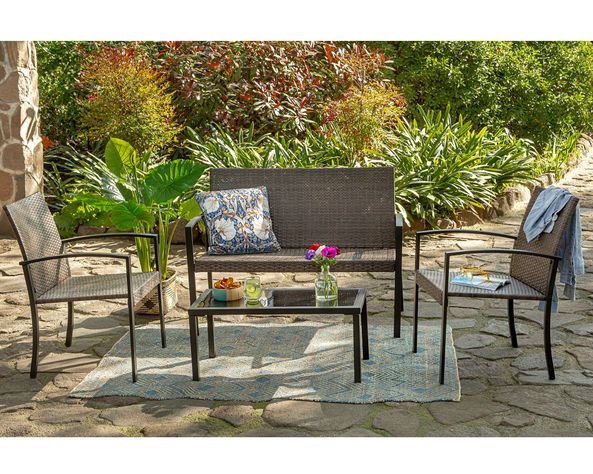 Set terraza 4 personas New Salerno Outzen-0