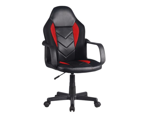 Silla gamer 5238 PR negro rojo M+Design-0