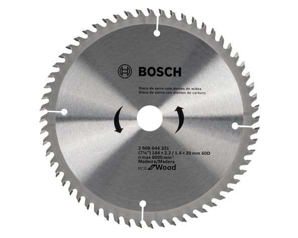 Disco sierra circular Ecoline 7 1/4" 60D-0