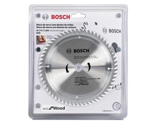 Disco sierra circular Ecoline 7 1/4" 60D-1