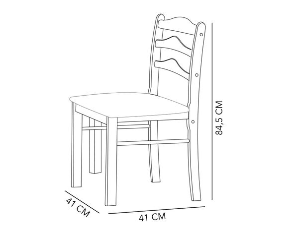 Comedor 4 sillas Kuala moca/gris M+Design-7