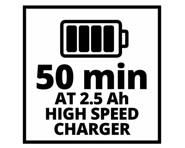 Batería 2.5 Ah 18V + cargador Power X-Change Einhell-3